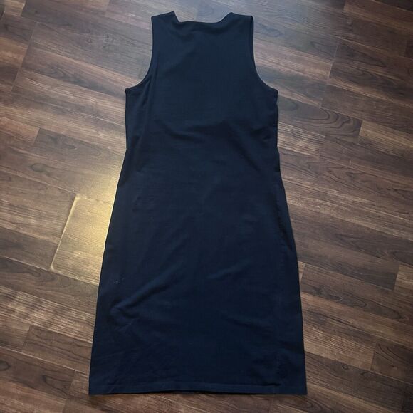 Ralph Lauren Dress Size M LBL Sheath Keyhole Front Knee Length Stretchy - Picture 8 of 9